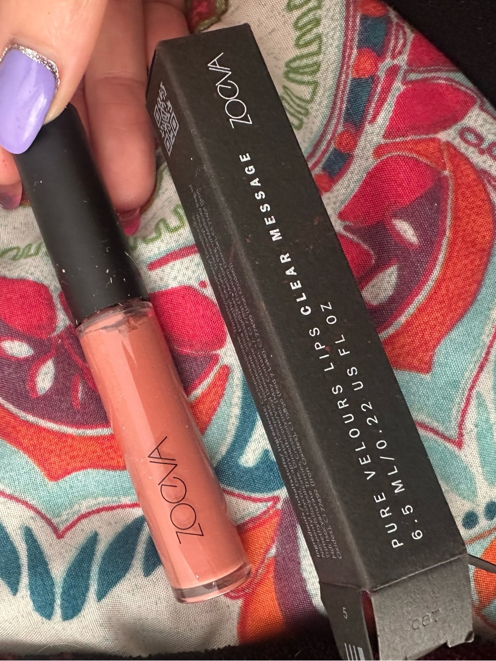 ZOEVA Creamy Lip Gloss in Warm Peach-Nude